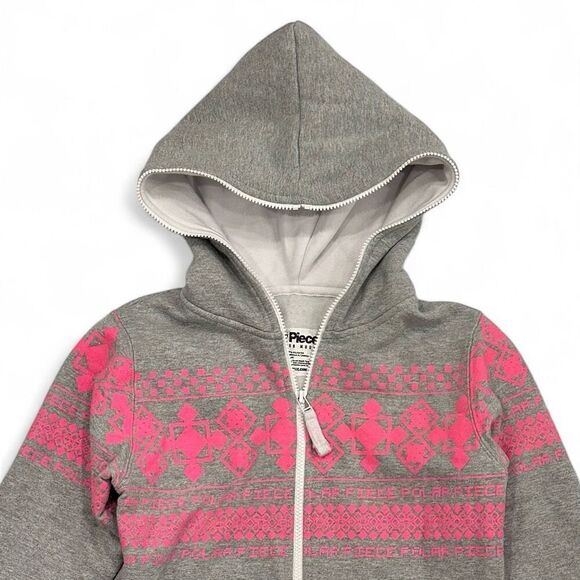 Polar Piece Arctic Print Jumpsuit Sz XXS Unisex Cabin Ski-lodge Lounge Cozy Warm - Picture 11 of 11